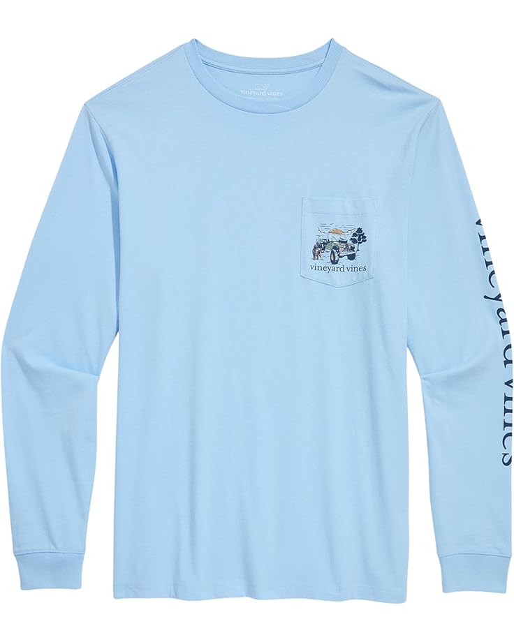 Vineyard Vines Autumn Truck Long Sleeve Tee - Main View