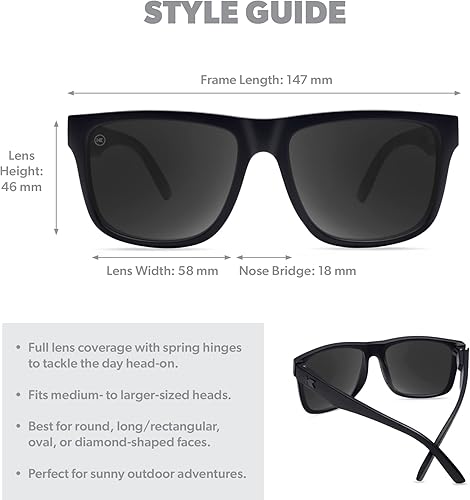 Miniatura 9 de Knockaround Torrey Pines and Sport - Gafas de sol polarizadas para hombres y mujeres, lentes resistentes a impactos y protección completa UV400