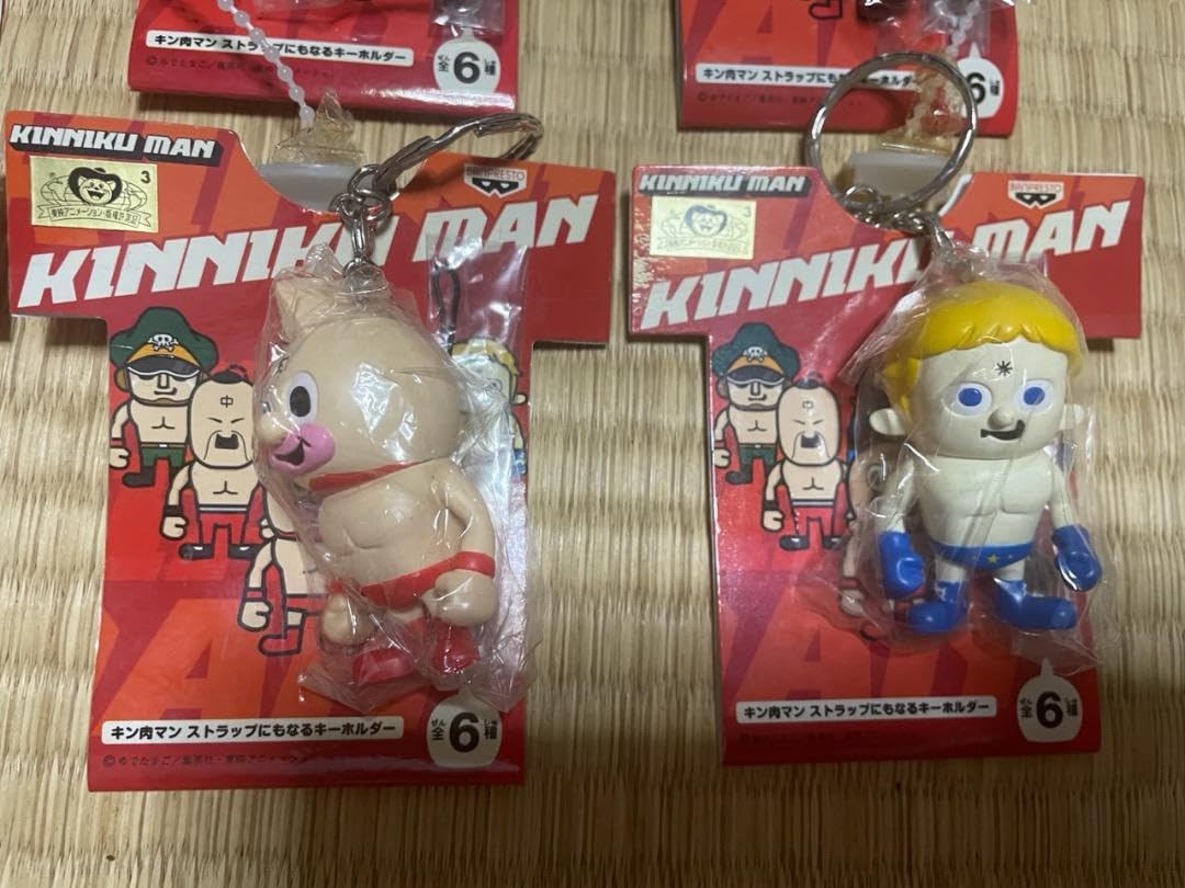 Amazon.co.jp: キン肉マン ストラップにもなるキーホルダー 全6種