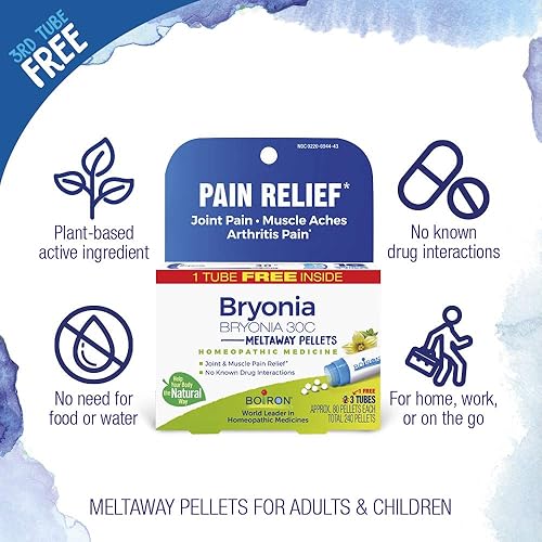 Miniatura 3 de Boiron Bryonia 30C Medicina homeopática para aliviar el dolor articular, dolores musculares, dolor de artritis y rigidez muscular o articular - 3