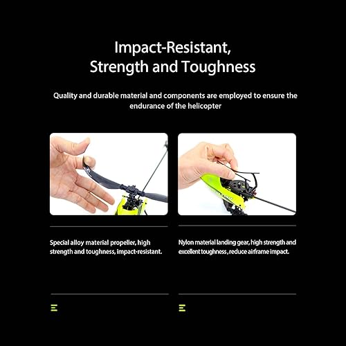 Miniatura 6 de First Step RC Heli 101 RC Helicóptero Juguetes para niños y adultos 4CH 24G Control remoto Mini helicópteros con retención de altitud giroscopio de