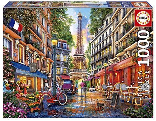 Educa Dominic Davison Par�s. Puzzle de 1000 Piezas. Ref. 19019, Multicolor