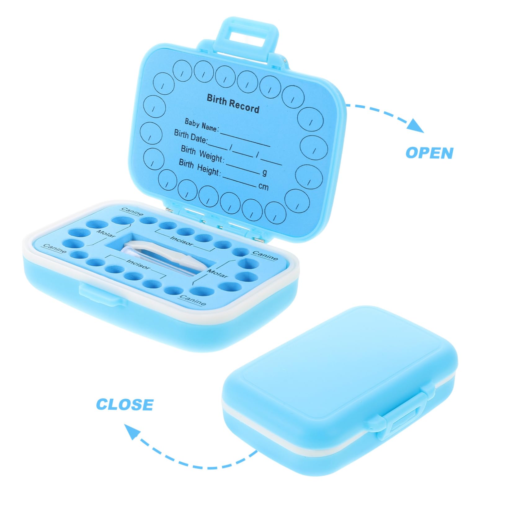Cajita De Recuerdos Para Primer y Cabello De Caja De Almacenamiento Para Dientes De Leche Organizador De Recuerdos Infantiles Diseño y