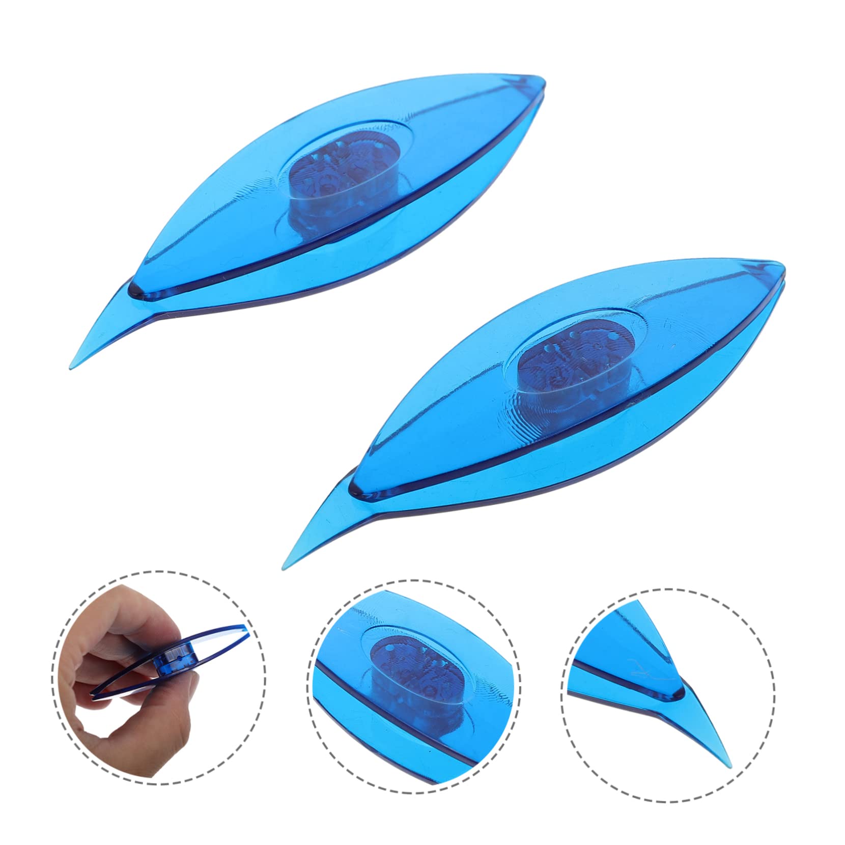 Veemoon 3sets Lace Making Shuttles Needle Type Weaving Needle Plastic Tatting Shuttle Smooth and Easy to Use for Sewing Kits 2pcs*3