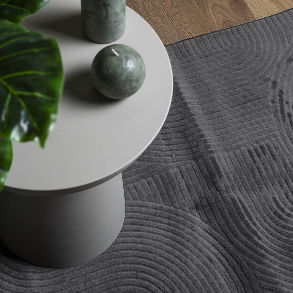 Tapis IZA Poils Courts Style scandinave Anthracite 200x280 cm,Maison & Jardin,Décorations,Tapis,8.35 kg-375431