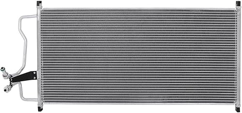 SCITOO Radiador 2818 + condensador 3092 apto para Ford 2004-2008 para Ford para F-150 2006-2008 para Lincoln para Mark LT