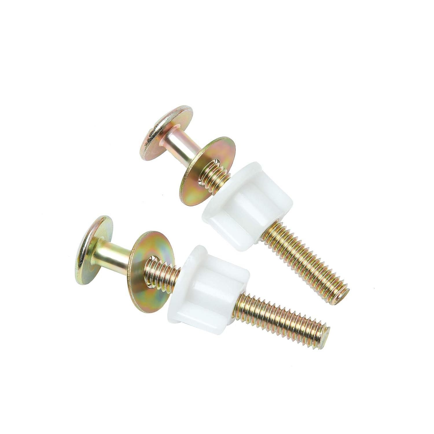 2Packs Toilet Seat Screws, Steel Toilet Seat Hinge Bolts and Nuts