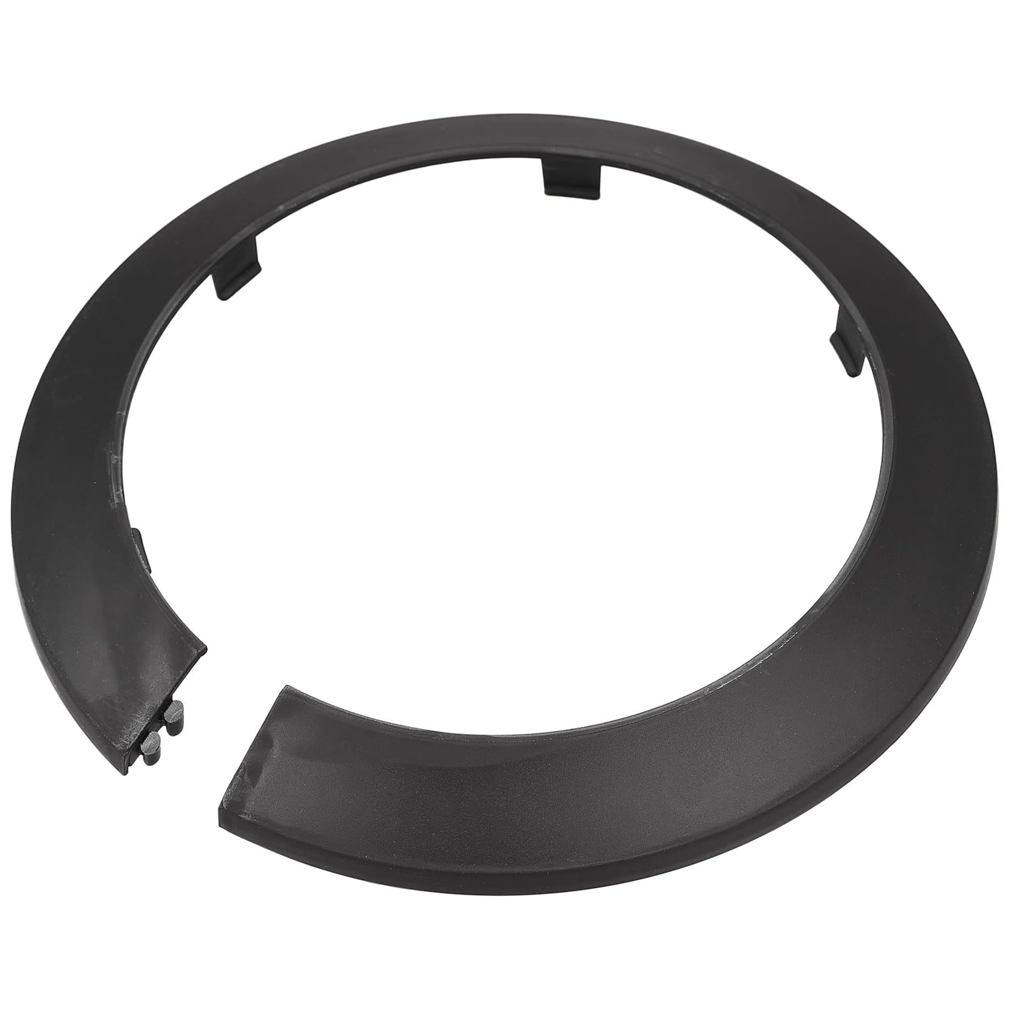 TOP-VIGOR 2pcs 114mm Pipe Cover Decoration, Plastic Escutcheon Pipe Collar Click-in PP for Water Pipe, Wall Pipe Entry Decoration Trim, Toilet Waste Pipe, Drain Line and Bathroom Plumbing Black — image 1