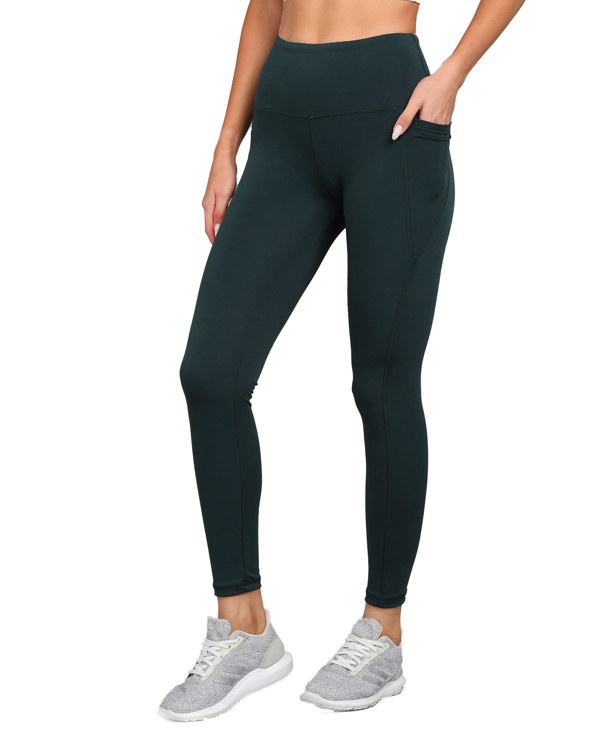 Rock Paper Scissors Premium High Waist Stretchable Gym Tights Leggings with Pockets Gym wear/Active Wear Tights Yoga Pants Zumba/Dance Womens Workout Tights Gym Tight Black Camouflage