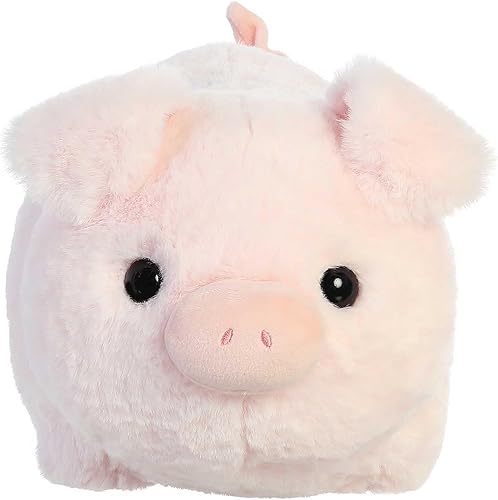 Aurora Adorable Spudsters Cutie Pig - Animal de peluche - Abrazos reconfortantes - Abalorio juguetón - Rosa 10 pulgadas