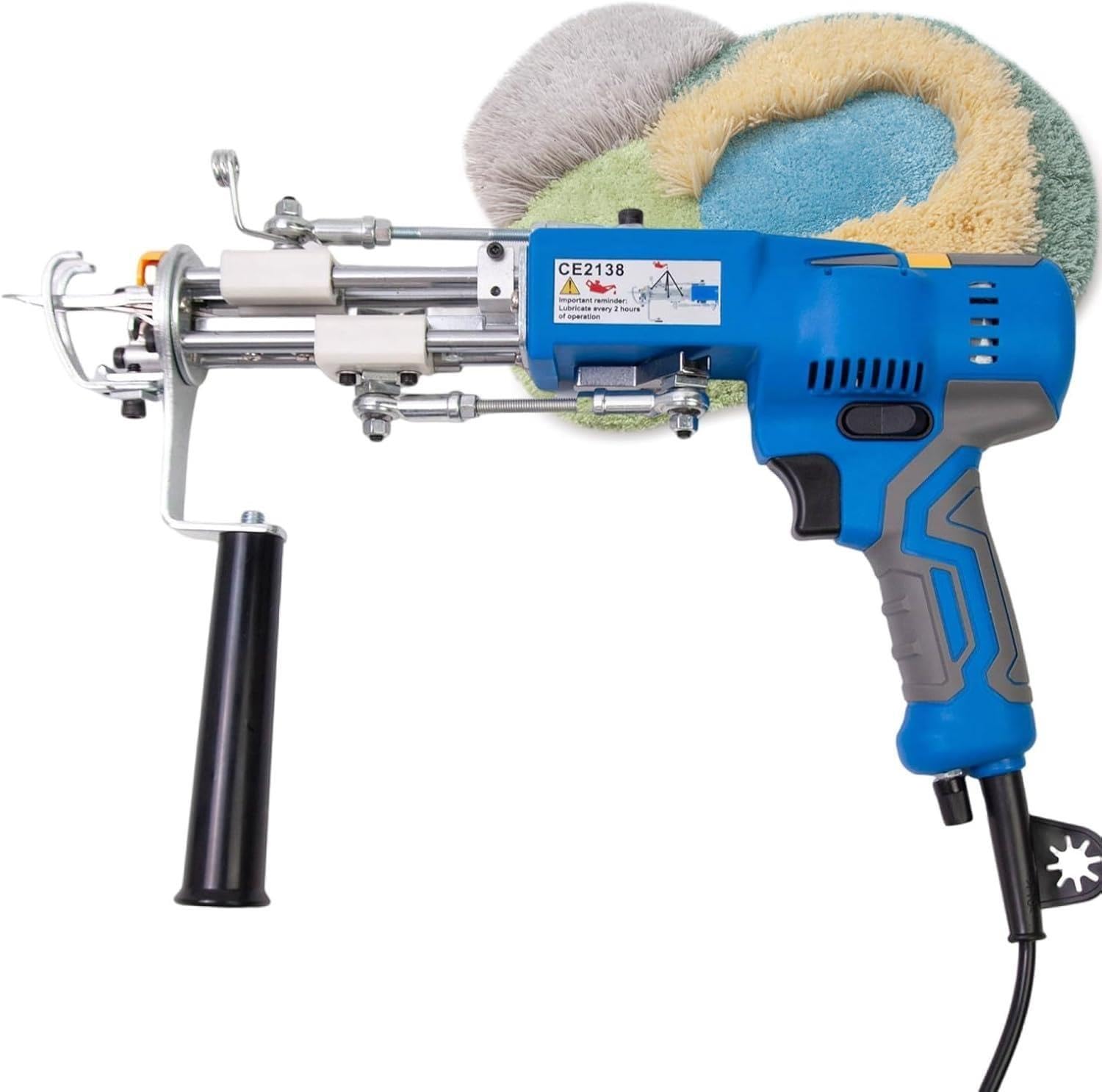 Yldessm&EU Kit pistola for produzione tappeti, velocità pistola for tufting tagliata 1000-6000 giri/min, strumento personalizzato for tufting tappeti