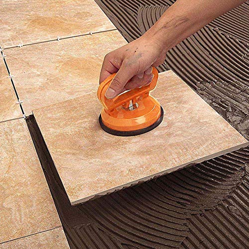 IMT Glass Suction Cup Tiles Window Lifter 2 Pack, Power Grip Vacuum Lifter for Glass/Tiles/Mirror/Granite Lifting, Sucker Plate Double Handle Locking