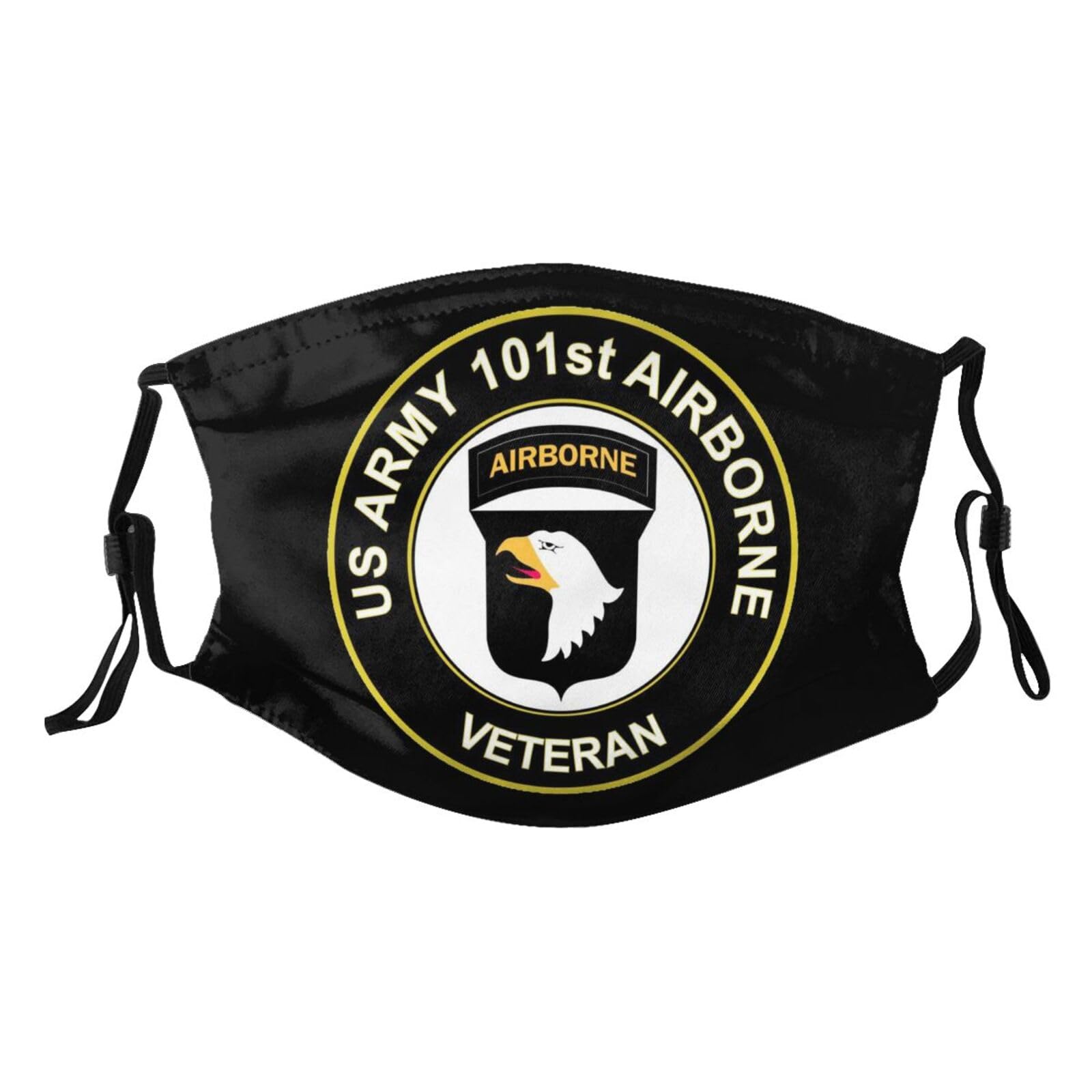 US Army Veteran 101st Airborne Division Adult Dust Mask Adjustable Dust Face with 2 Filter92