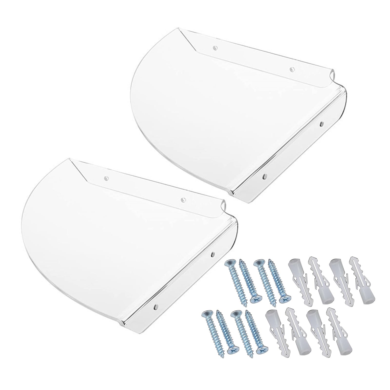 Bathroom Corner Shelf Clear Shower Rack Corner Punching Shower Organiser Acrylic Shelves Wall Mounted Bath Shelf Bathroom Organiser
