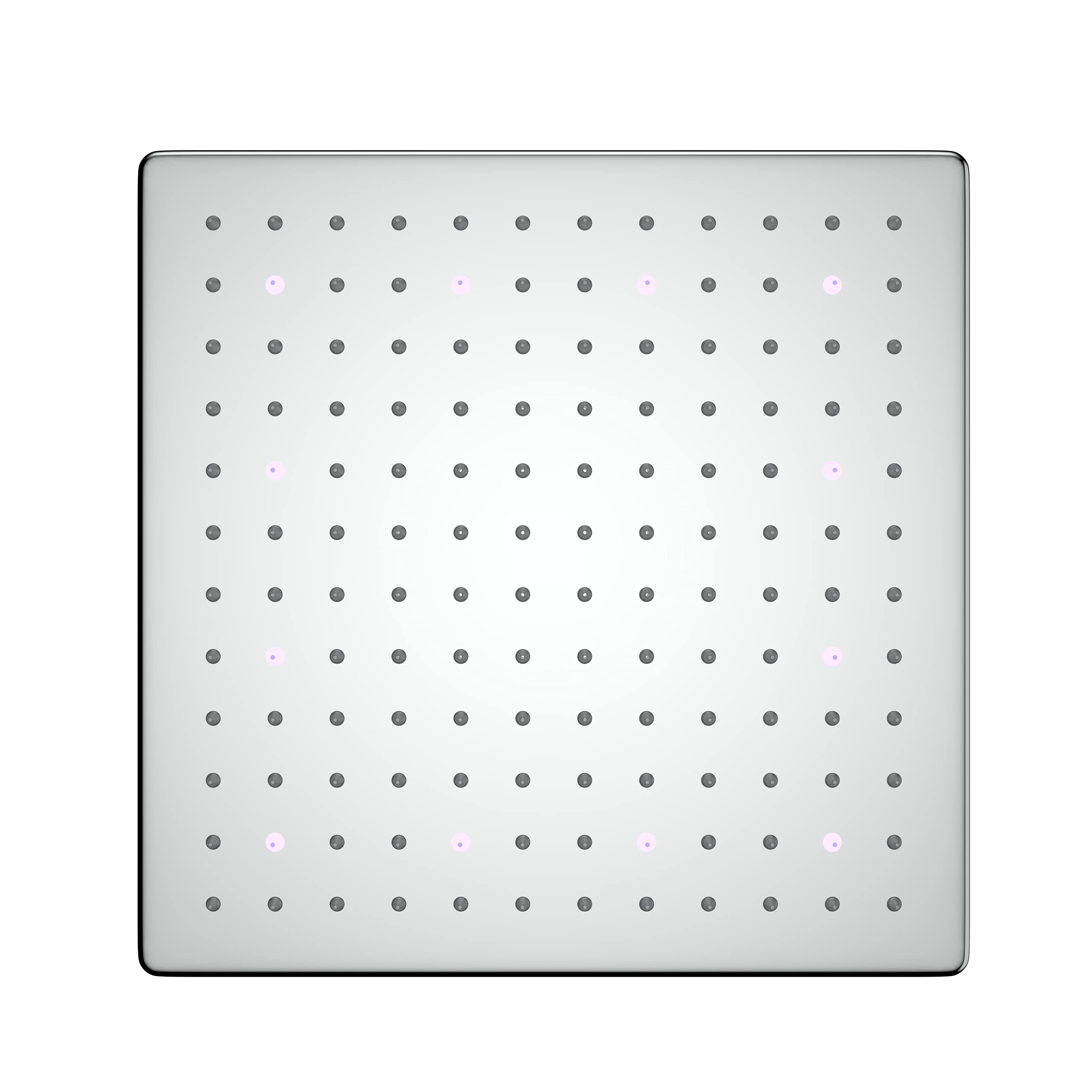RN SS Zara Led Shower, SeamleSS Edges