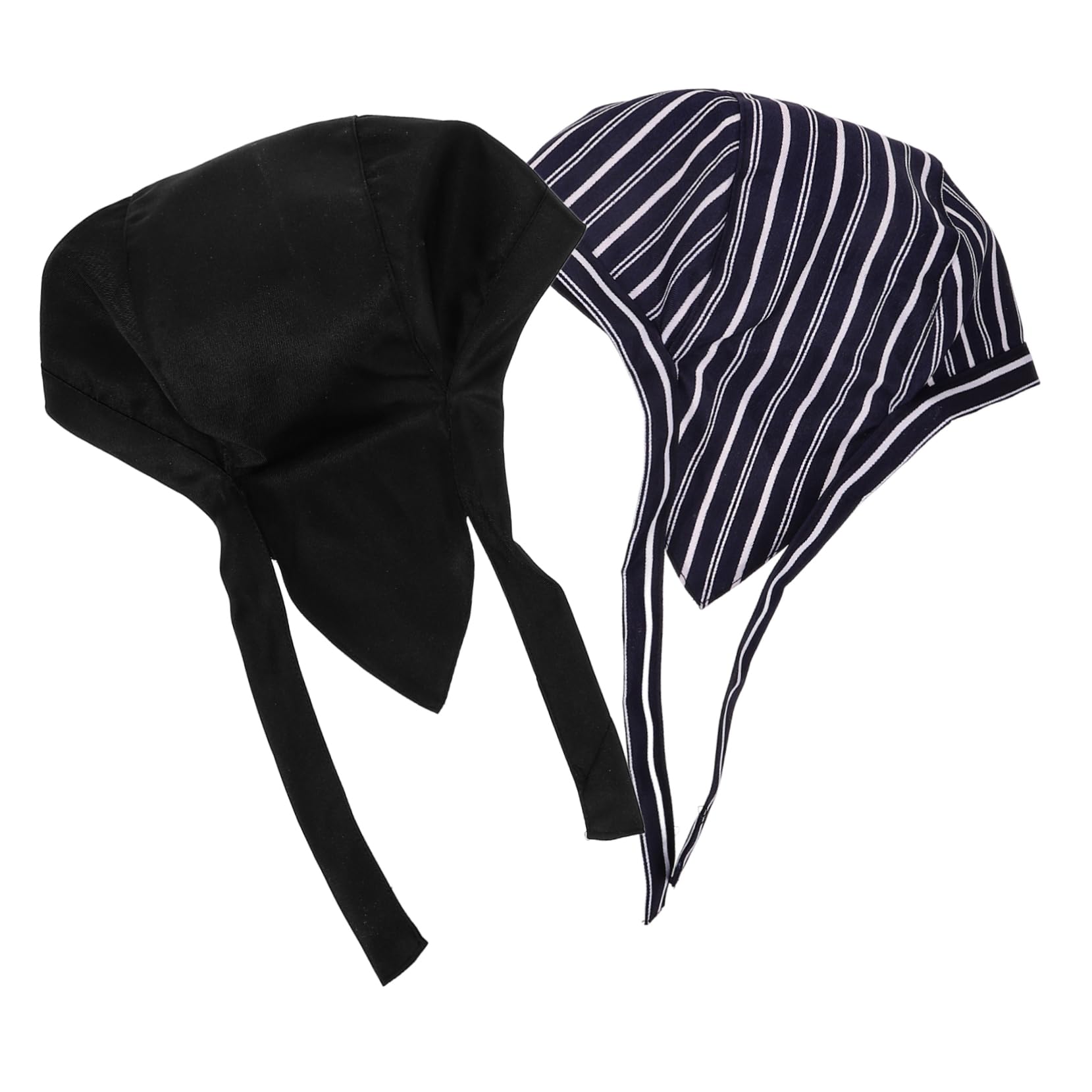 NOLITOY 2Pcs Adjustable Unisex Chef Hats Japanese Style Cloth Kitchen Caps for Men Women Comfortable and Practical Cooking Hats for Food Service Catering Uniforms