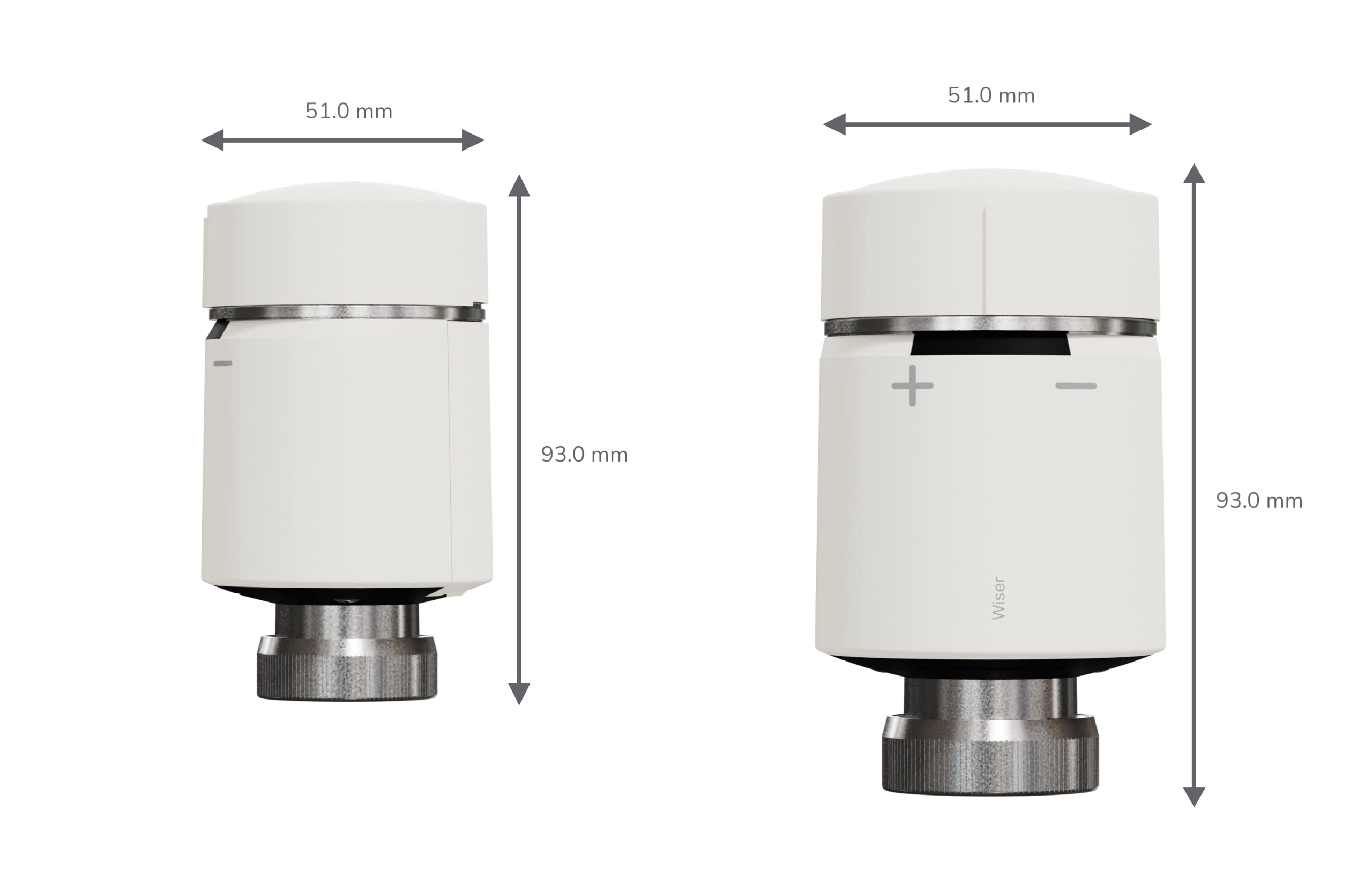 Schneider Electric Smart Home CCTFR6100 Termostat Grzejnikowy, Biały, Alexa/Google Assistant