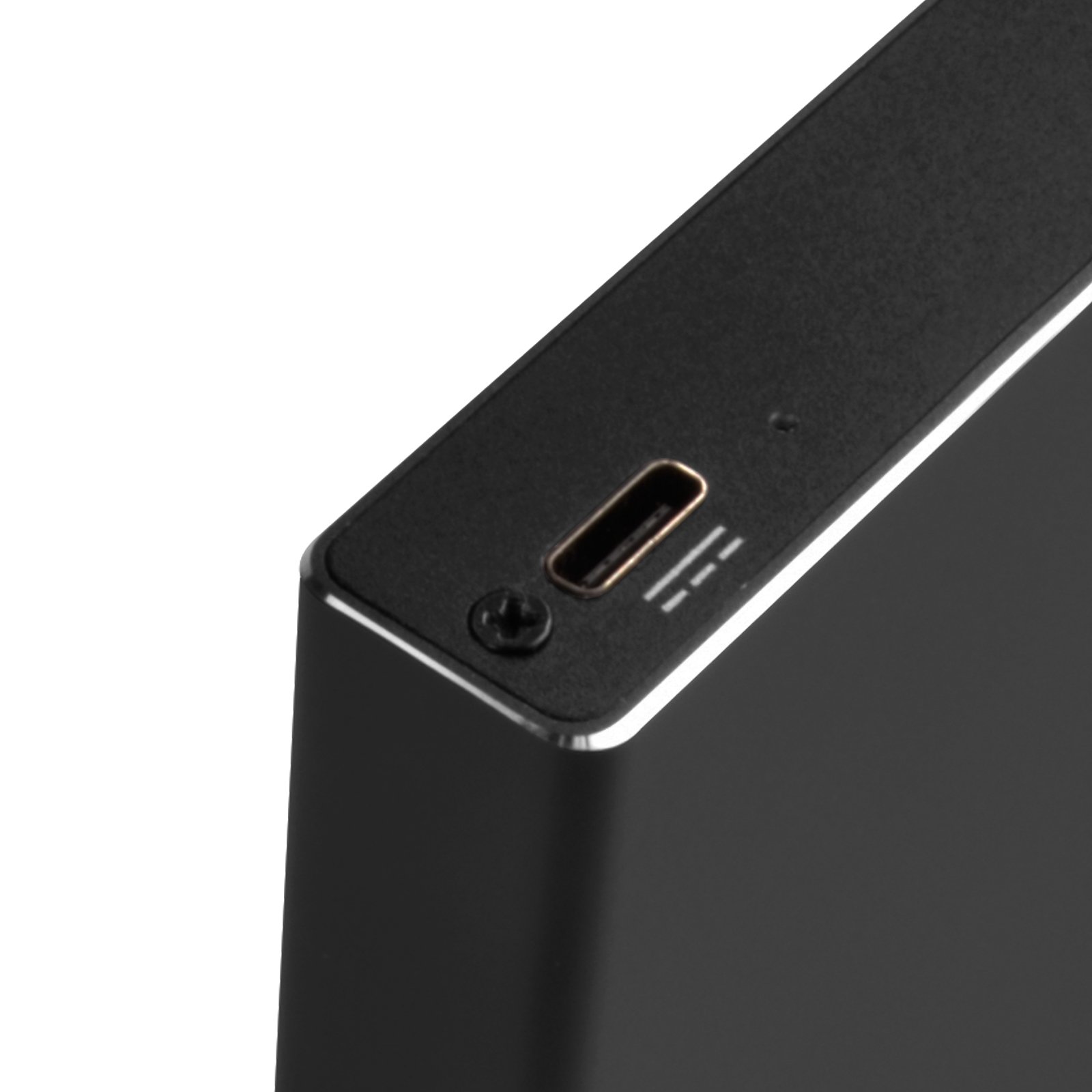 SilverStone SST-TS15B - Custodia per Hard Disk Drive USB 3.1 Tipo C per custodia da 9.5mm 2.5" SSD/HDD, Supporto UASP, alluminio, nero