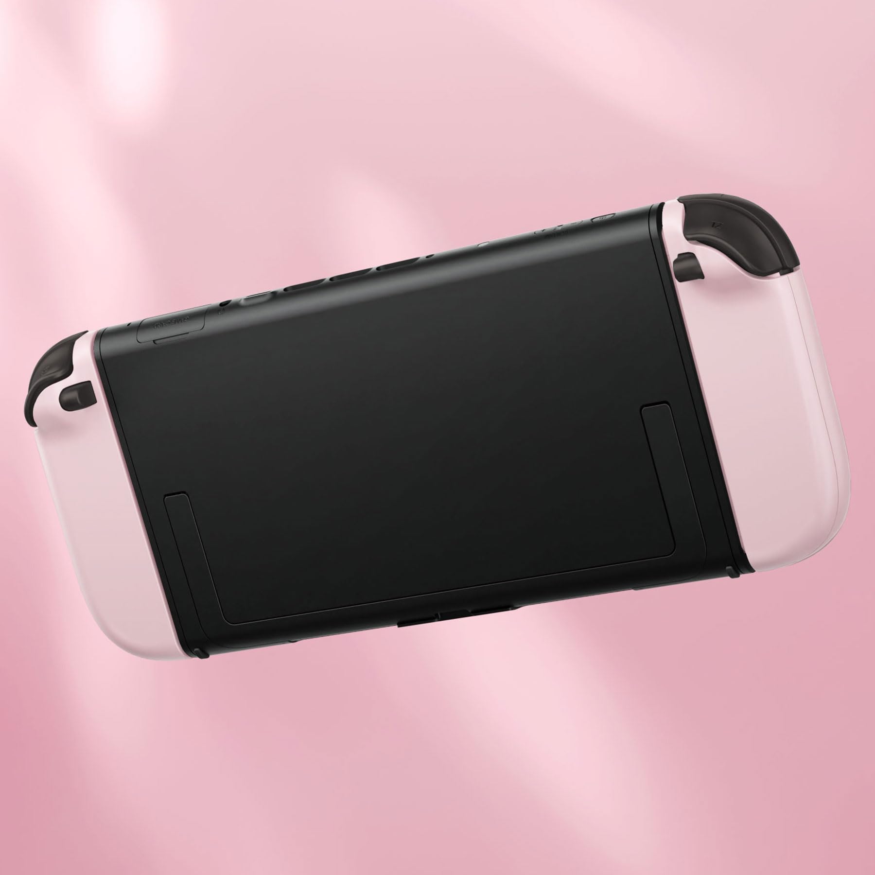 eXtremeRate DIY Carcasa de Agarre Reemplazo con Botones para Joycon 2, Kit Completo con Tiras Decorativas & Soporte Central & Herramientas para Nintendo Switch 2 - Versión Deluxe (Rosa)