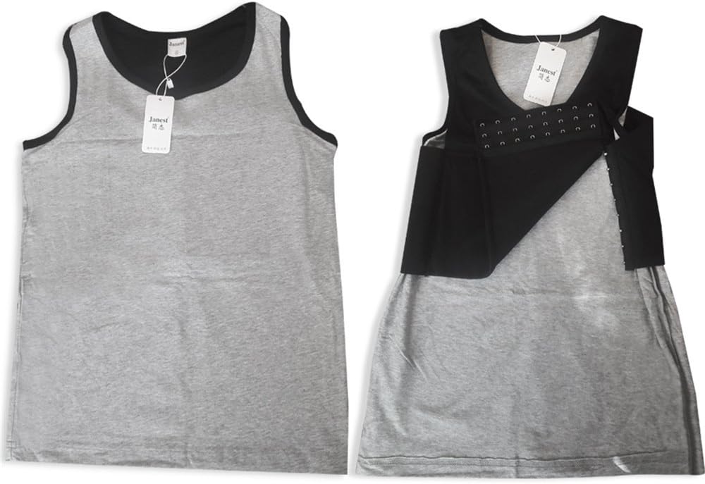 Cotton Elastic Band Long Tank Top Chest Binder for Tomboy Trans Lesbian