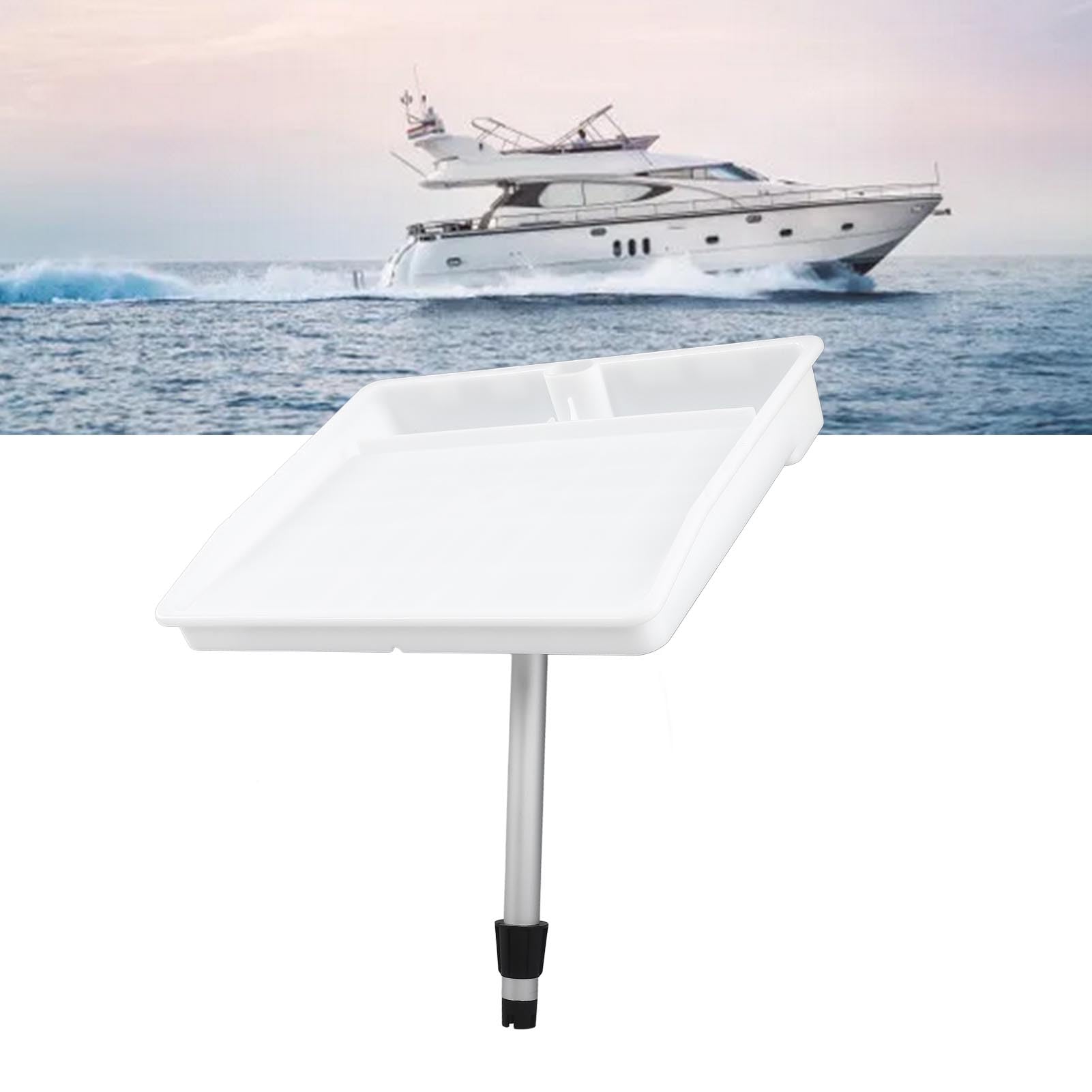 SEAFRONT Tavola da Esca per Barca Regolabile 460x370mm Tavolo da Taglio Tavola in Scala Esca per Barca per Pesca a Vela
