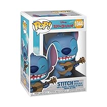 Funko Pop! Disney: Stitch With Ukulele – Disney: Lilo & Stitch – Figura in Vinile da Collezione – Idea Regalo – Merchandising Ufficiale – Giocattoli per Bambini e Adulti – Movies Fans