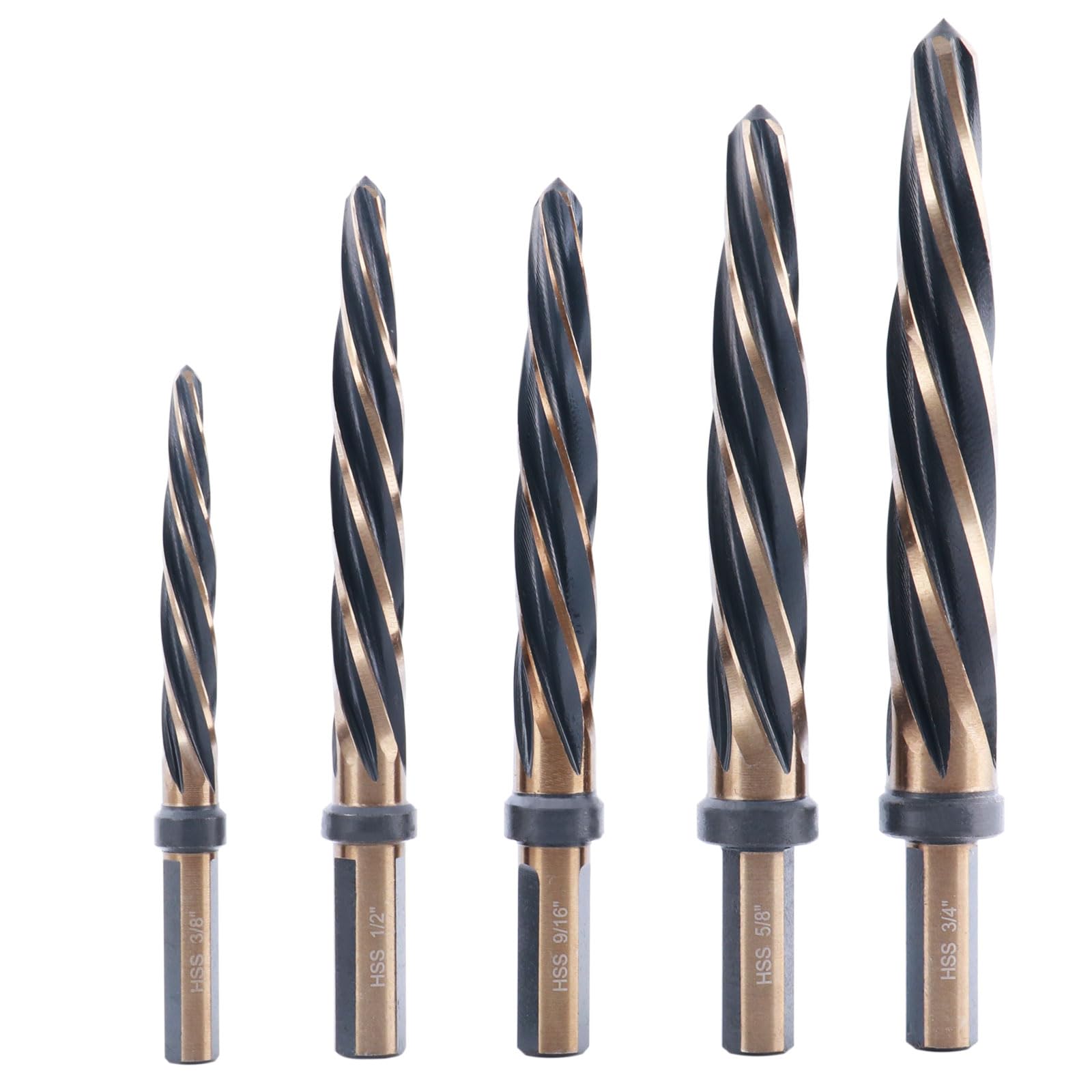 Accusize Reamer Set - 5 Sizes, Premium Quality -4