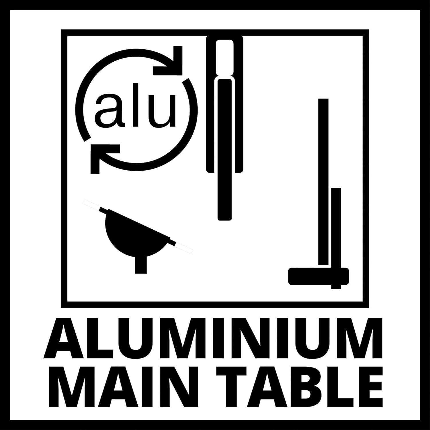 Einhell TE-CC 250 UF Scie Circulaire sur Table 2000 W Glissière de Découpe Démarrage Progressif Repliable