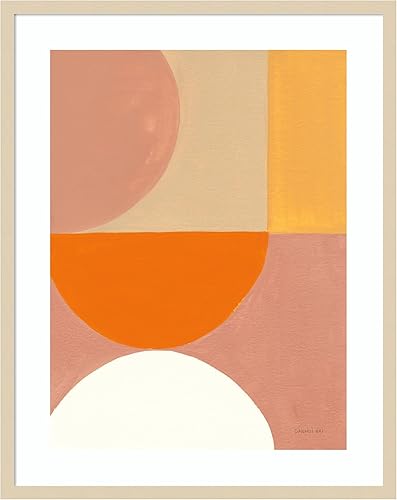 Miniatura 7 de Amanti Art Framed Wall Art Print 36x29 Retro Abstract V Bright by Danhui Nai, Abstract Wall Art, Modern Contemporary Decor, Large Poster Painting