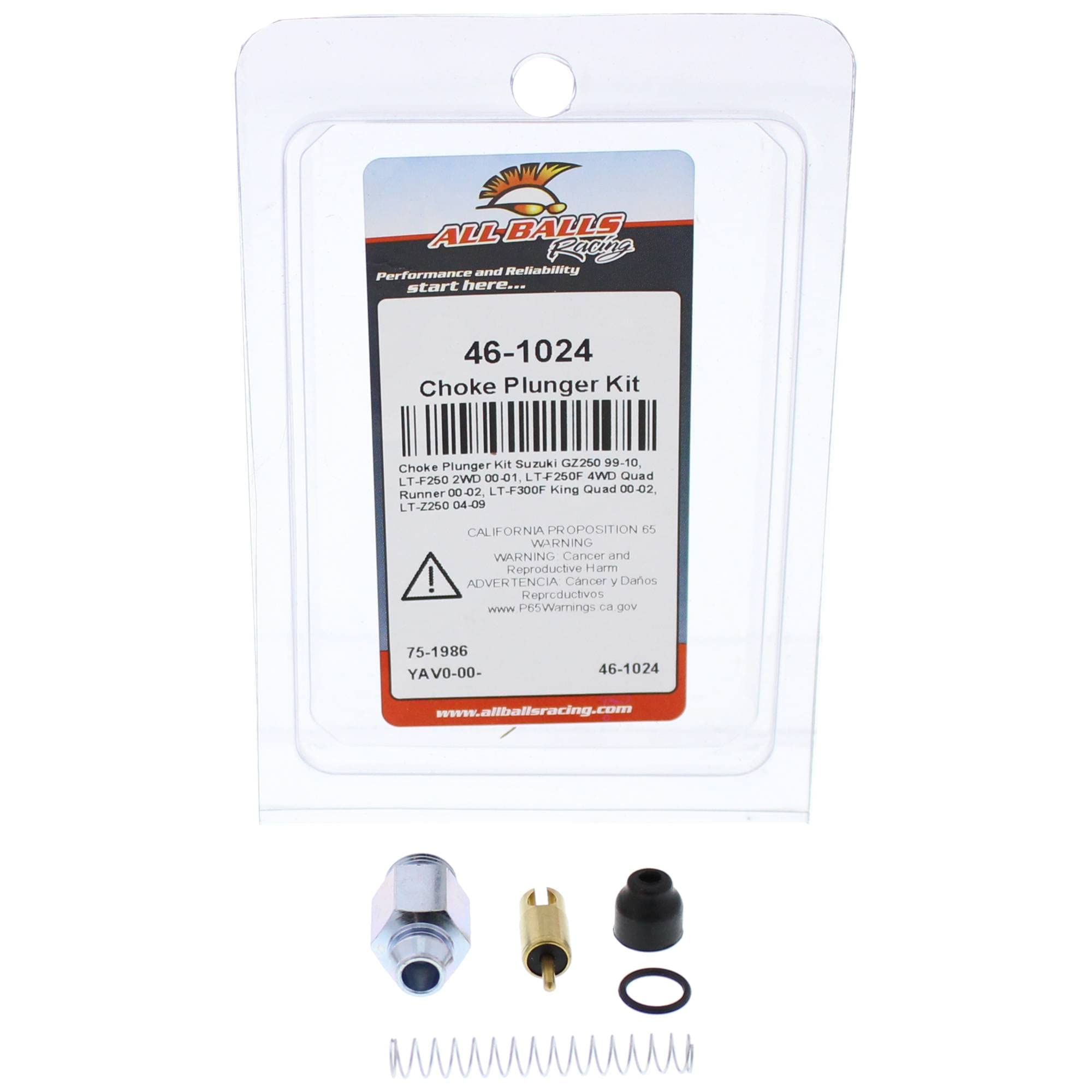 Amazon.com: All Balls Choke Plunger Kit (46-1024) Replacement For