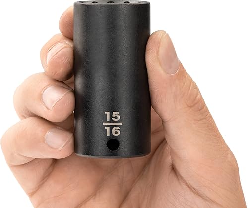 Vista 187 de TEKTON 3/8 pulgadas de accionamiento x 3/4 pulgadas de profundidad 12 puntos de impacto SID13219 Profundo