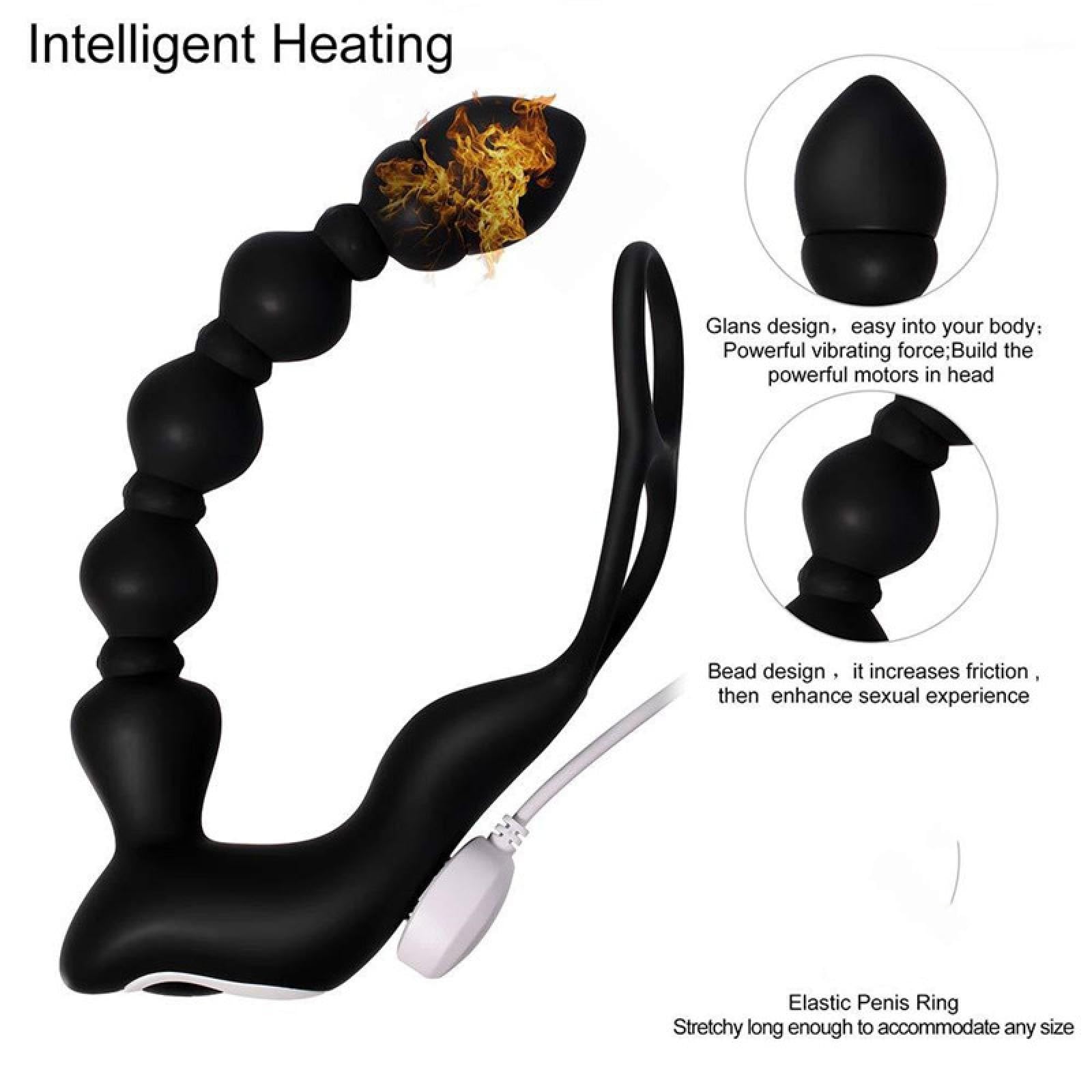 Plug anale Uomini senza fili vibratore anello vibratore plug anale butt plug giocattolo Per uomini masturbatore dildo macchina del sesso giocattoli sexy per adulti tappi per allenamento di testa