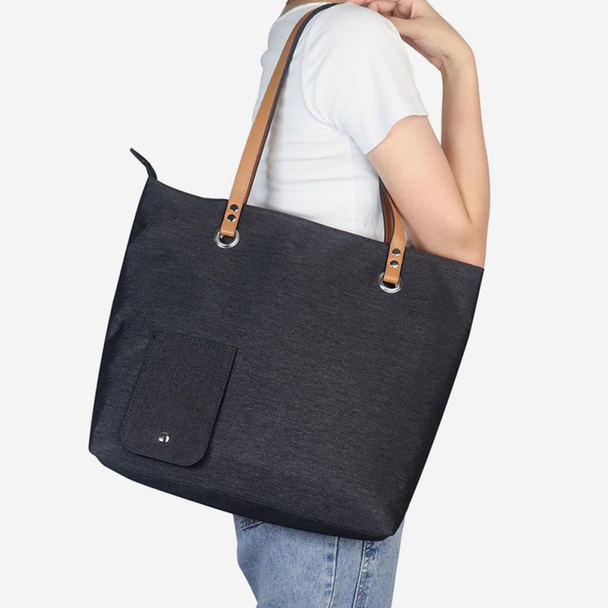 Paquet de Rangement à Vin Isotherme Noir en Tissu Oxford pour Bouteille