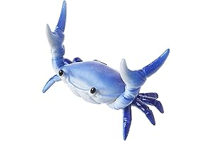 Weightlifting Crabs Pen Stand, Dark Blue Creative Crab Pen Holder