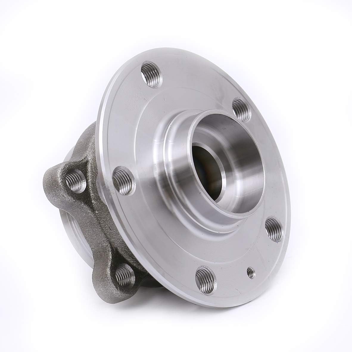 FKG 513253 Front Wheel Bearing Hub Assembly For A3 TT (Quattro), VW Tiguan Passat Jetta Golf CC EOS Beetle, 4 Bolt Flange