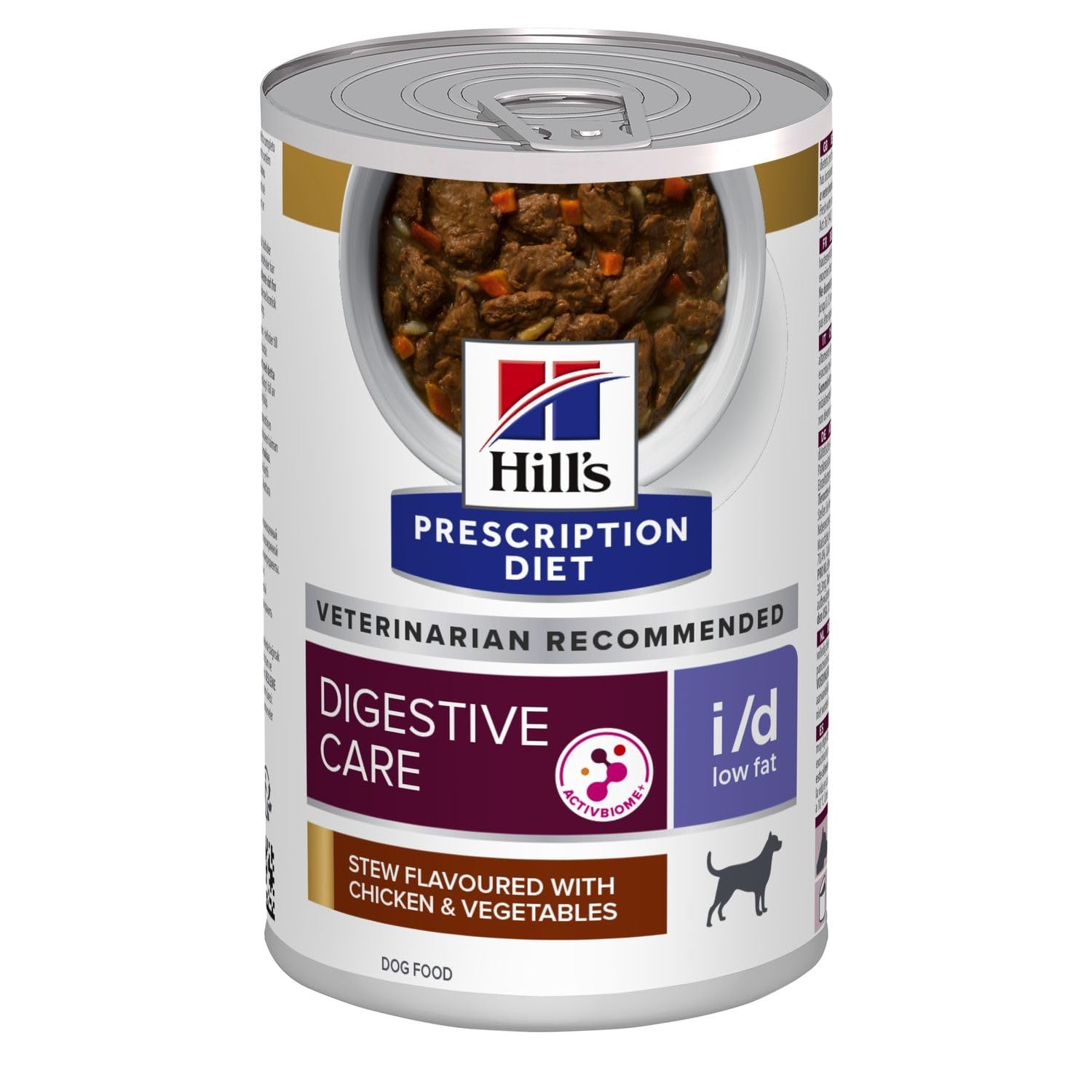 HILL'S HPD CANIN I/D Low Fat Stomach Chicken VEGETABLE 24X156GR