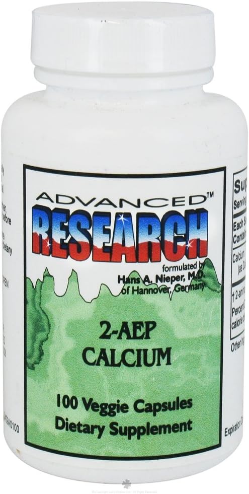 Advanced Research 2-aep Calcium - 100 Vegetarian Capsules, 2 Pack