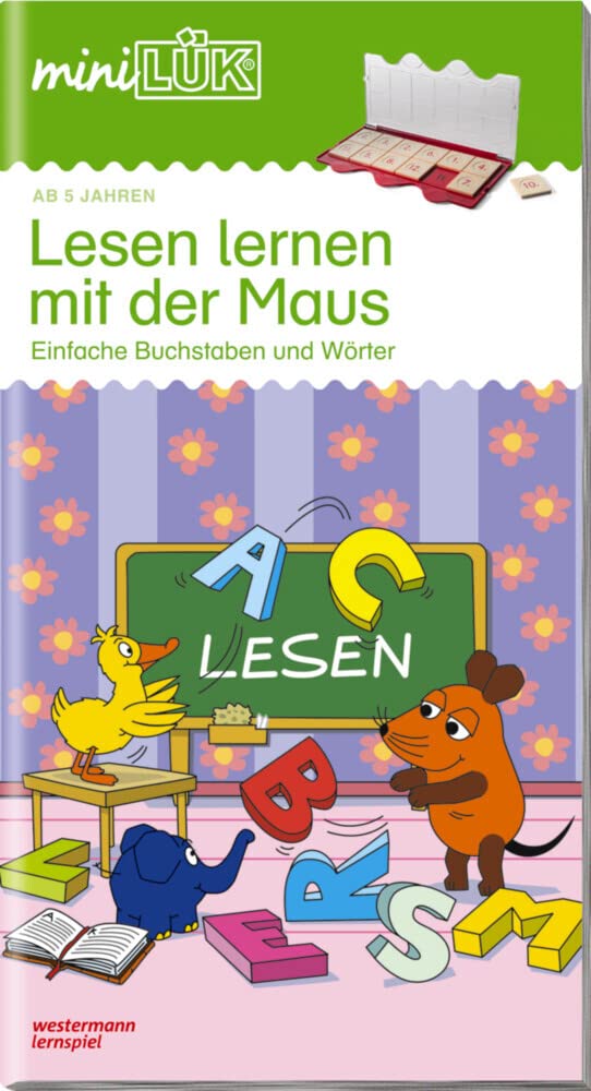 miniLÜK. Lesen lernen mit der Maus 1: Vorschule/1. Klasse - Deutsch: Einfache Buchstaben und Wörter für Vorschulkinder