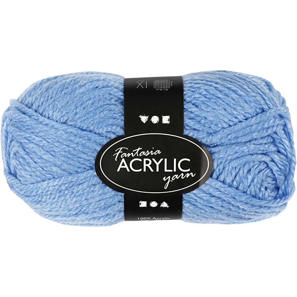 421760 50g 80m Blue - Acrylic Double Knit Wool