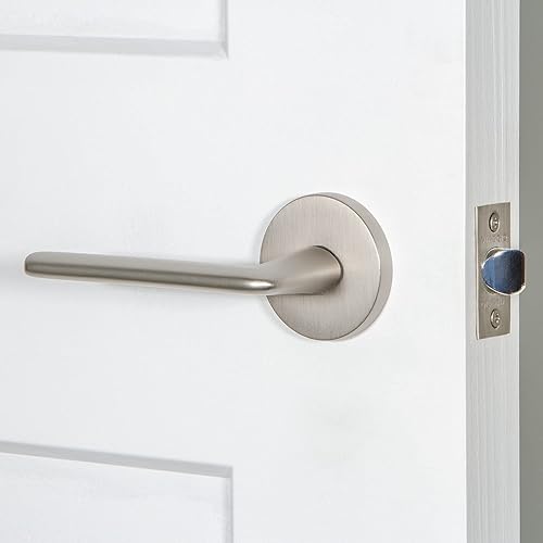 Miniatura 8 de Viaggio Circolo Rosette Privacidad con palanca Brezza en cromo brillante, para diestros