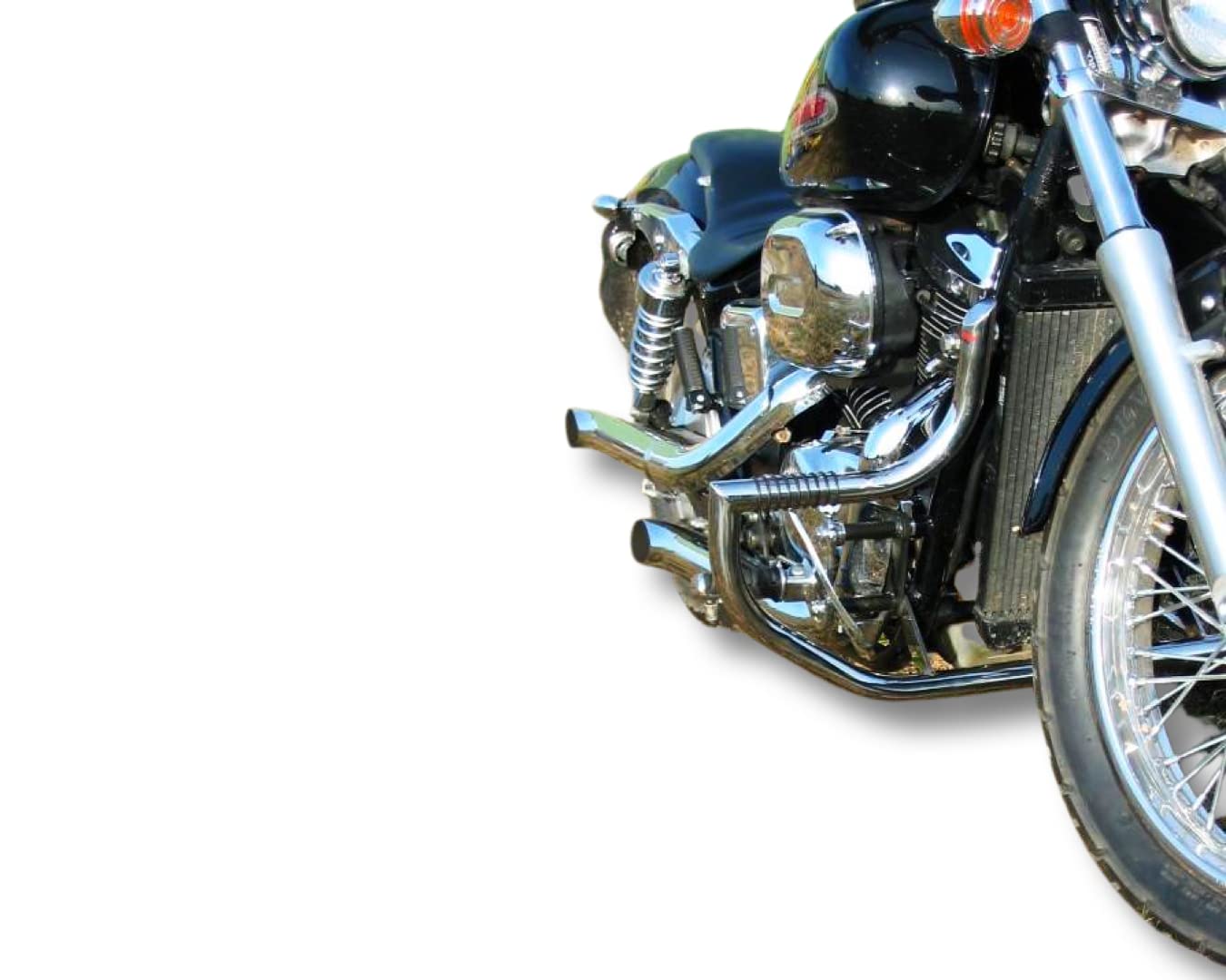 Highway Sturzbügel Für Honda VT 750 Shadow - Edelstahl Mit Fußrasten