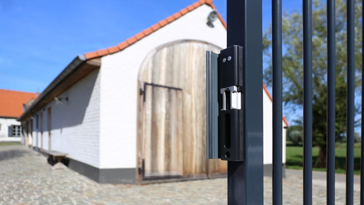 LOCINOX Modulec elektrischer Toranschlag, Torsurrer, Toröffner Emissa Stromlos geschlossen (Aluminium)