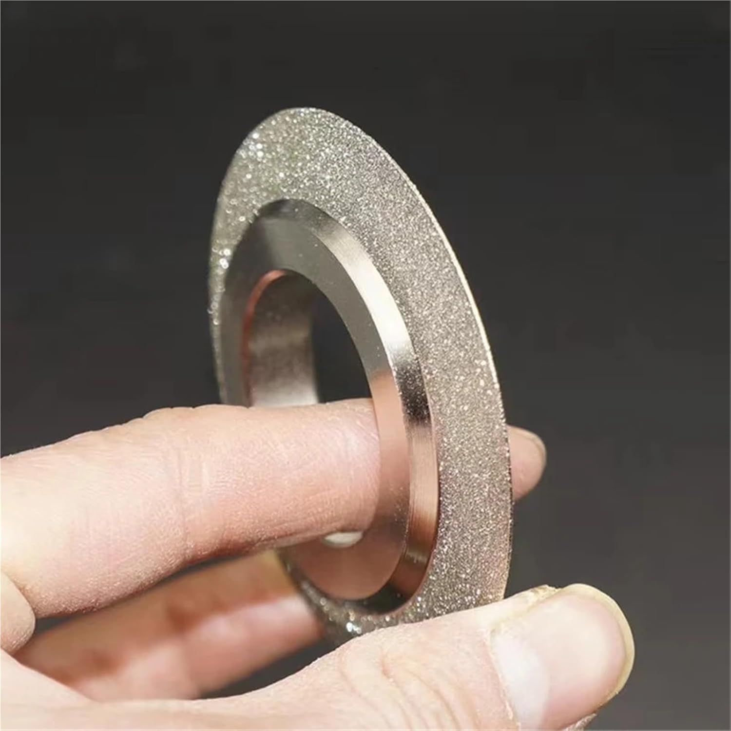 1pc 100mmx20mm Hole Double-Beveled Diamond SDC Diamond Grinding Wheel 14E1 PSX Grind Carbide Tools Ceramic Glass(100x6x20xV30 200grit)