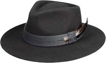 Cappello Stetson Crowndale Traveller In Feltro Di Lana 100% – Con Fascia In Pelle, Idrorepellente E Pieghevole Per Viaggi, Unisex - 5