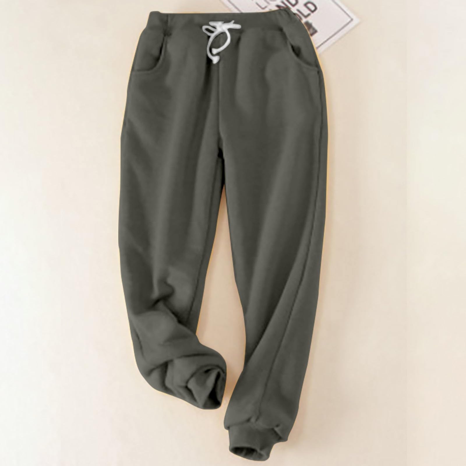 Donne Tinta unita Alla Moda Casual Autunno E Inverno Caldo Peluche A Maniche Lunghe Pantaloni Set Knit Warm up Pantaloni