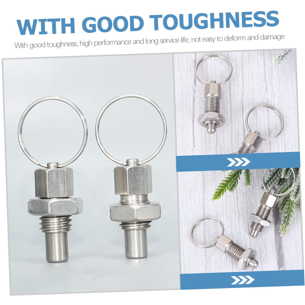 OSALADI 5sets Spring Pull Pin Spring Loaded Knob Catch for Electrical Appliances Mechanical Accessories 4pcs*5