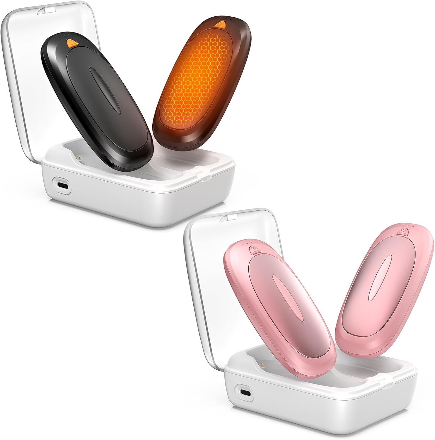 3-in-1 Electric Hand Warmers Rechargeable 2 Pack