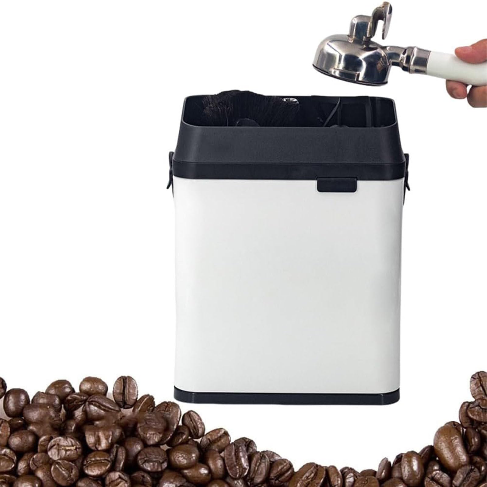 Máquina de Limpieza de portafilter de café Cepillo de la máquina de máquinas Espresso Plazo de portafilter, Coffee de Acero Inoxidable de 300 RPM Espresso Herramientas
