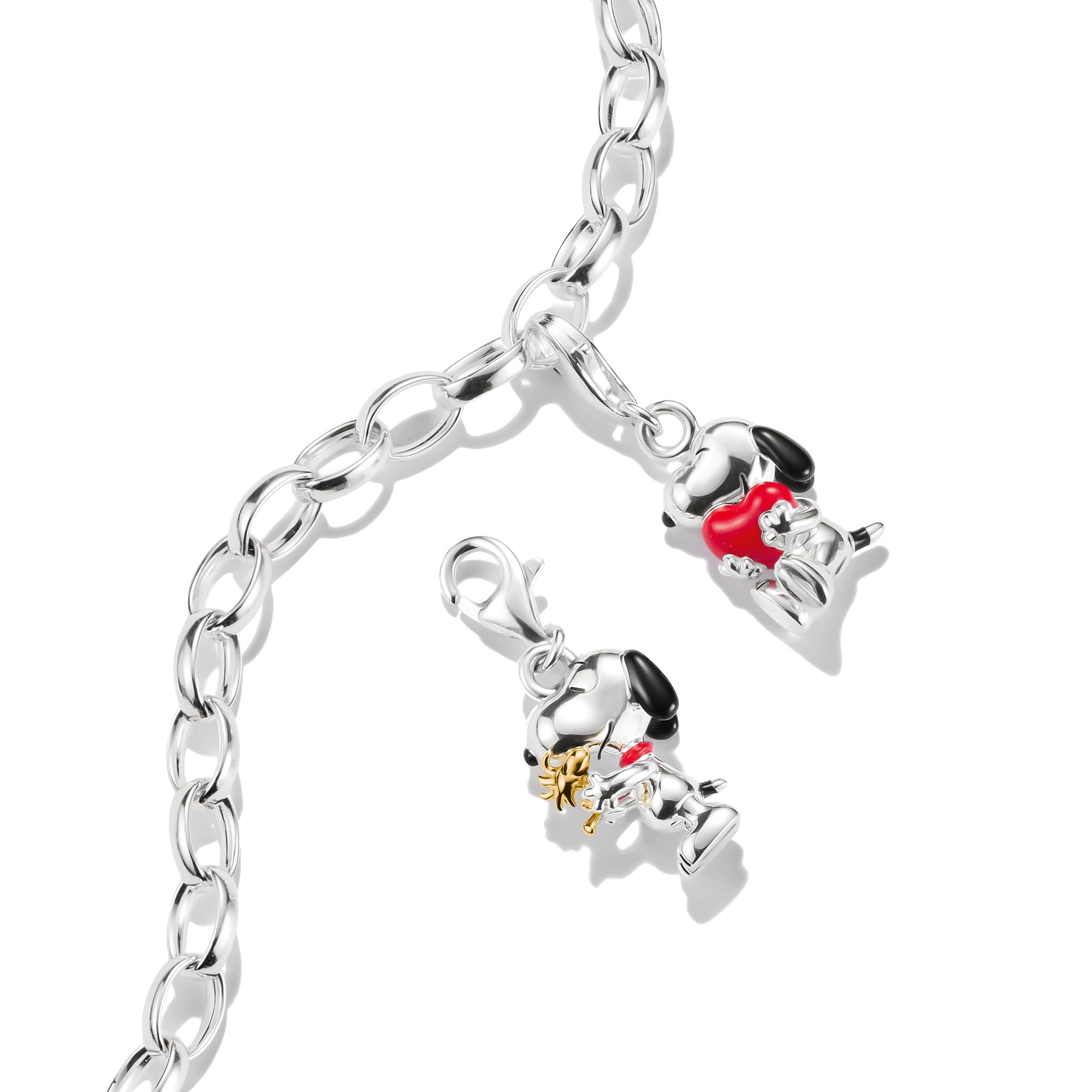 THOMAS SABO X Peanuts Charm Club Original Snoopy & Woodstock AnhäNger