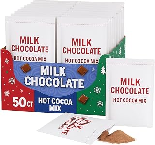 Hot Cocoa Mix with Milk Chocolate, 50 Count Packets, 1.38 Oz Each, Gluten Free